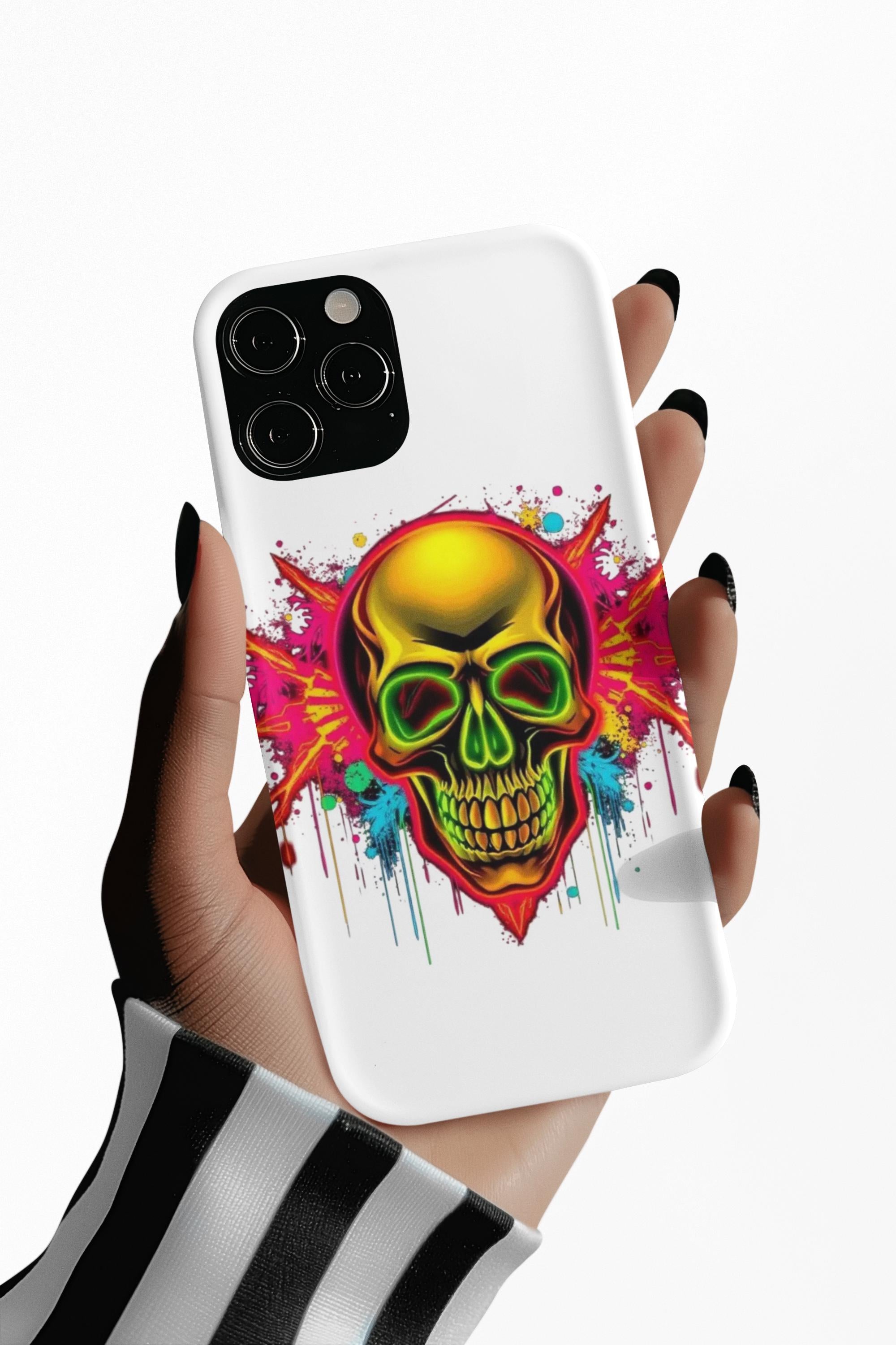 Neon Skull Phone Case | Tough Case