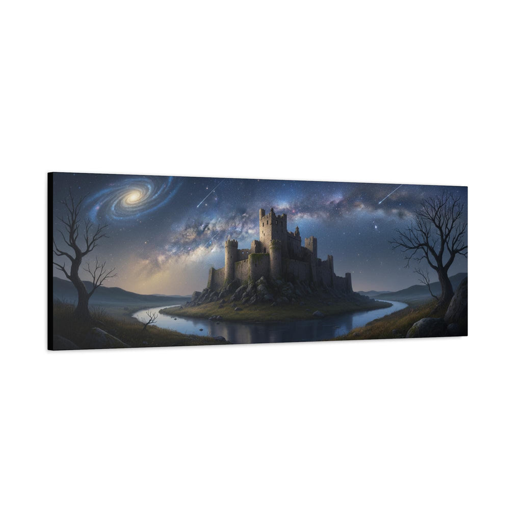 Moonlit Castle Matte Canvas | Stretched Wall Art