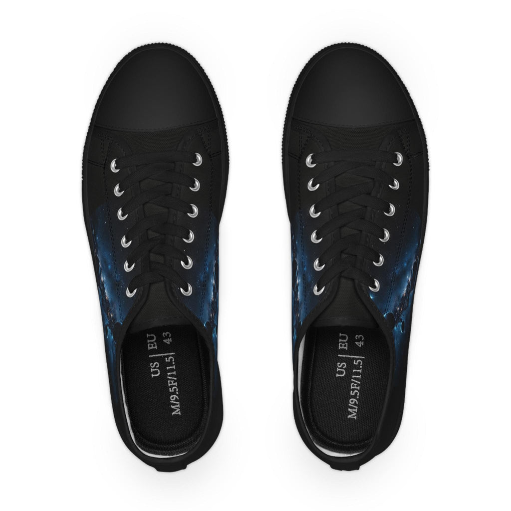 Galaxy Night Sky Sneakers | Low Top Canvas Shoes