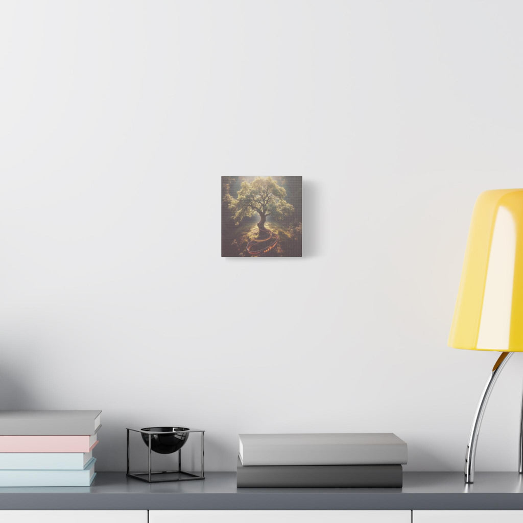 Enchanted Tree with Film Reel Spiral Canvas