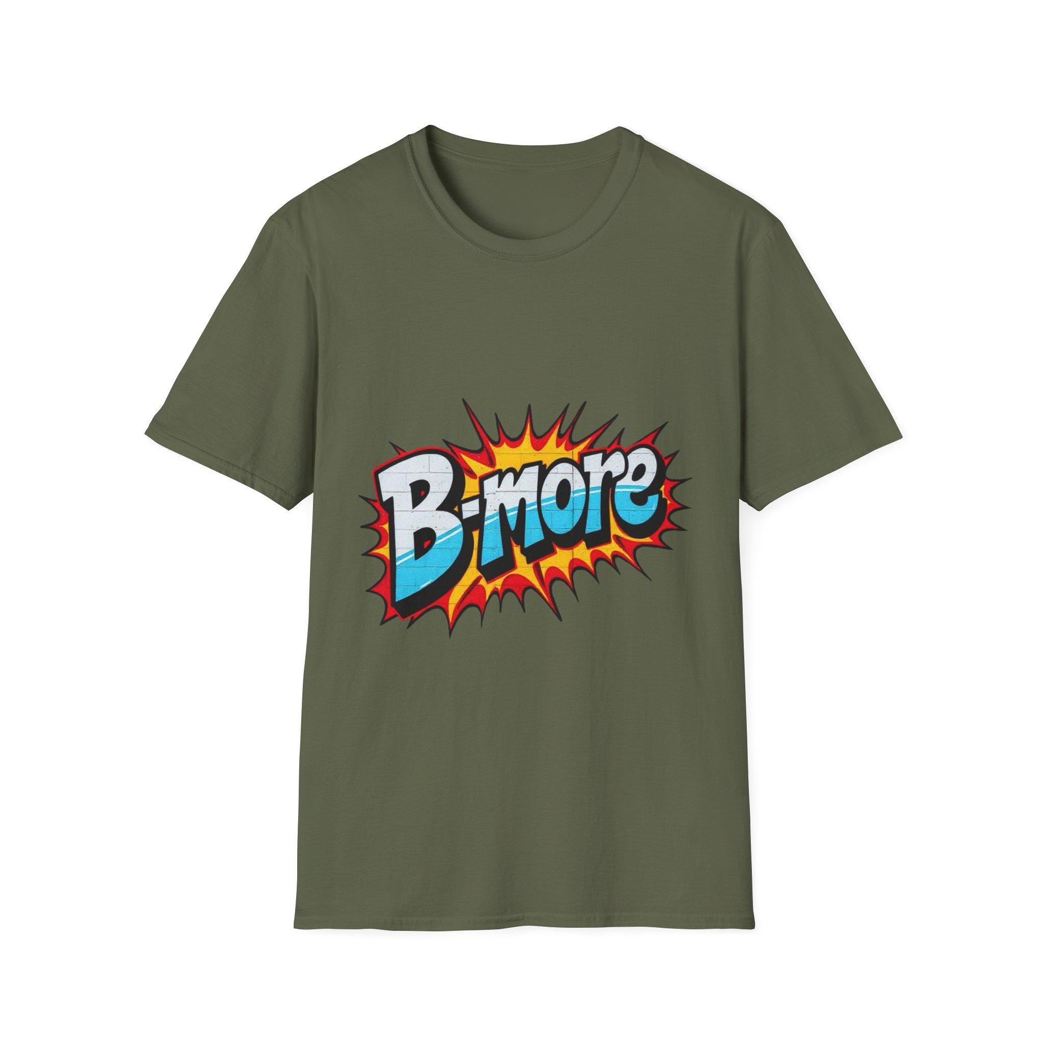B-More Comic Pop Art T-Shirt | Baltimore Graphic Tee