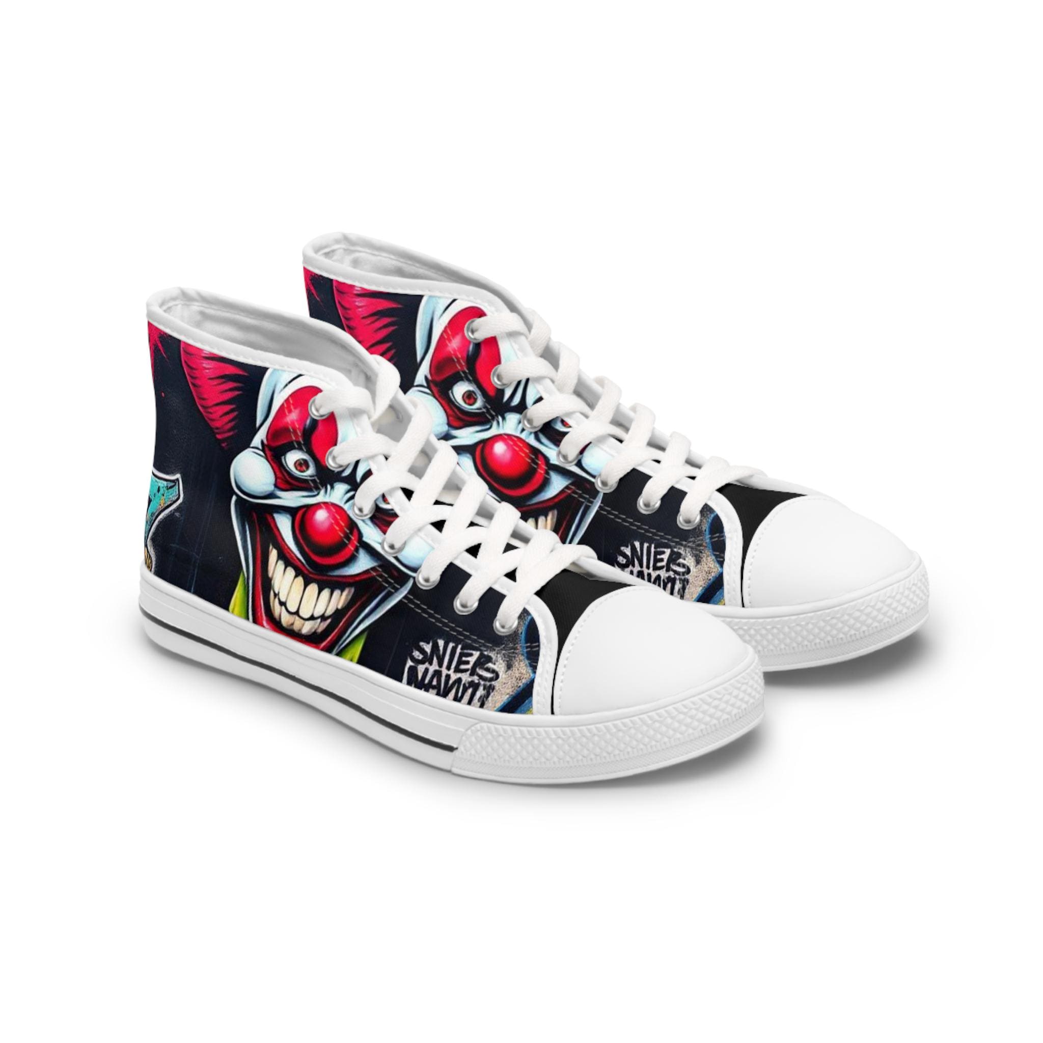 Evil Clown Women's High Top Sneakers