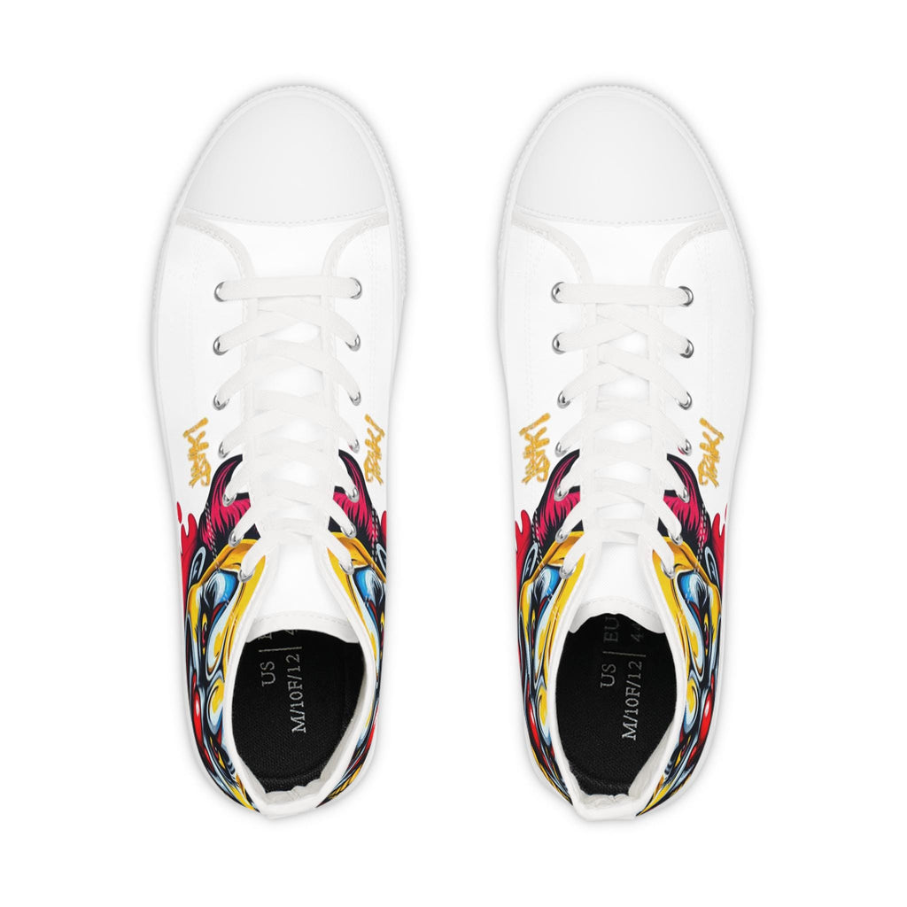 Evil Circus Clown Men's High Top Sneakers