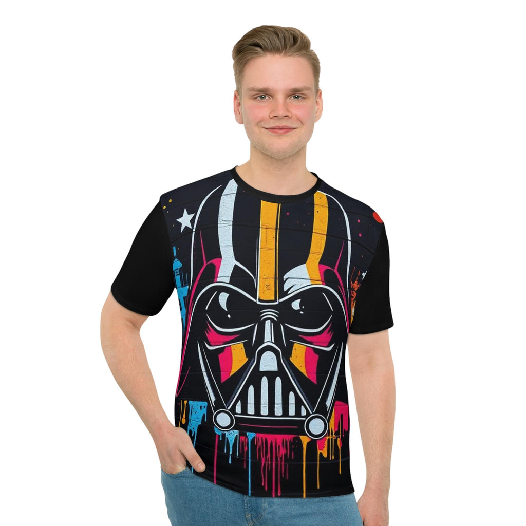 Neon Darth Vader Mask T-Shirt | All-Over Print