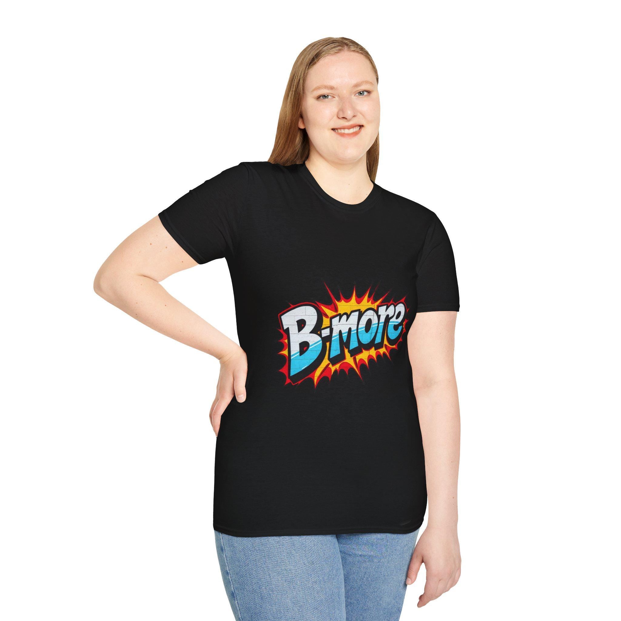 B-More Comic Pop Art T-Shirt | Baltimore Graphic Tee