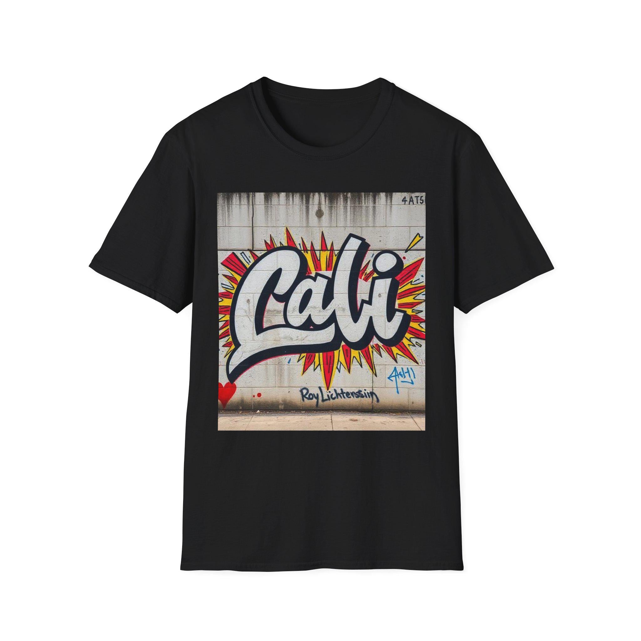 Cali Graffiti T-Shirt | Street Art California Wall Mural
