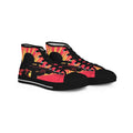 Sunburst Soldier Graphic High Top Sneakers | Musician Rock Shoe
