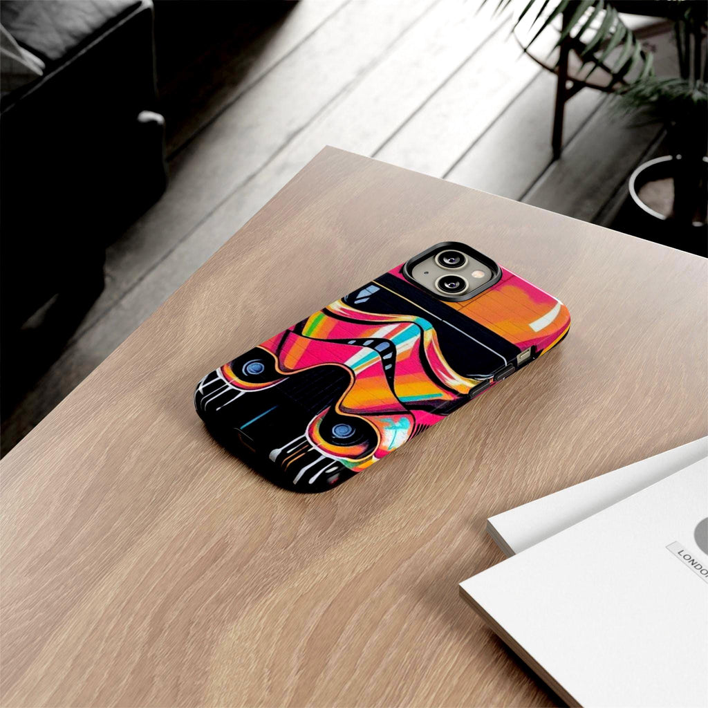 Graffiti Stormtrooper Phone Case | Dual-Layer Protective Cover (Glossy/Matte)