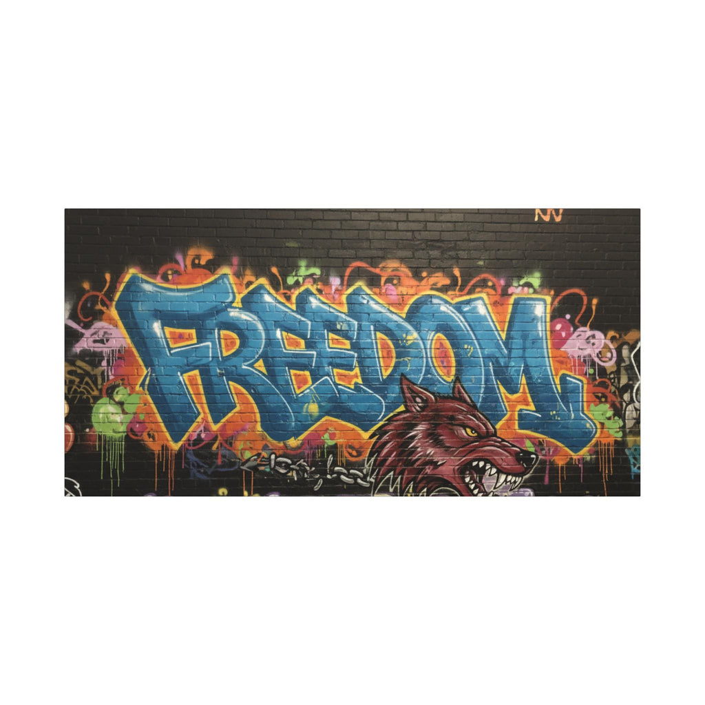 Freedom Graffiti Canvas