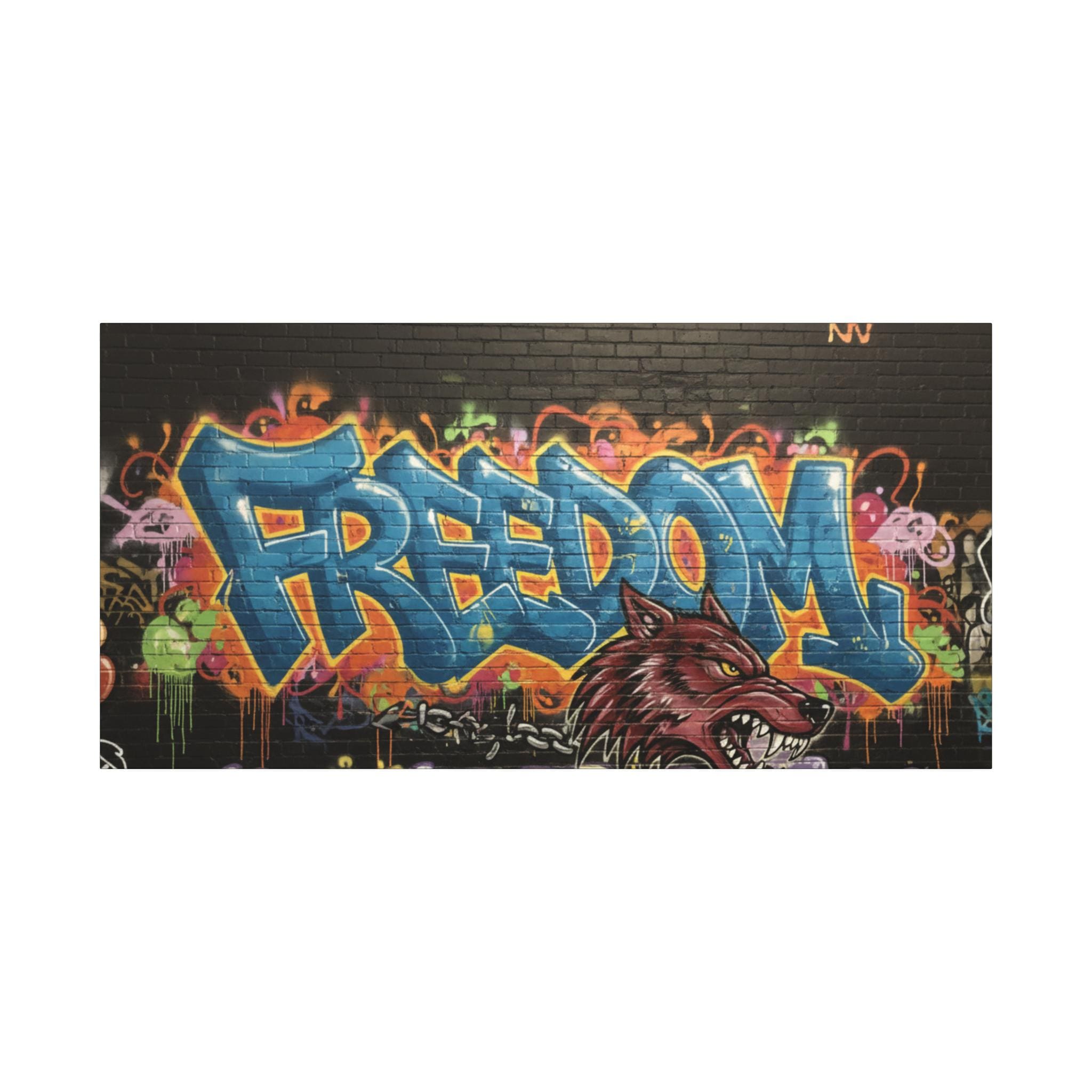 Freedom Graffiti Canvas