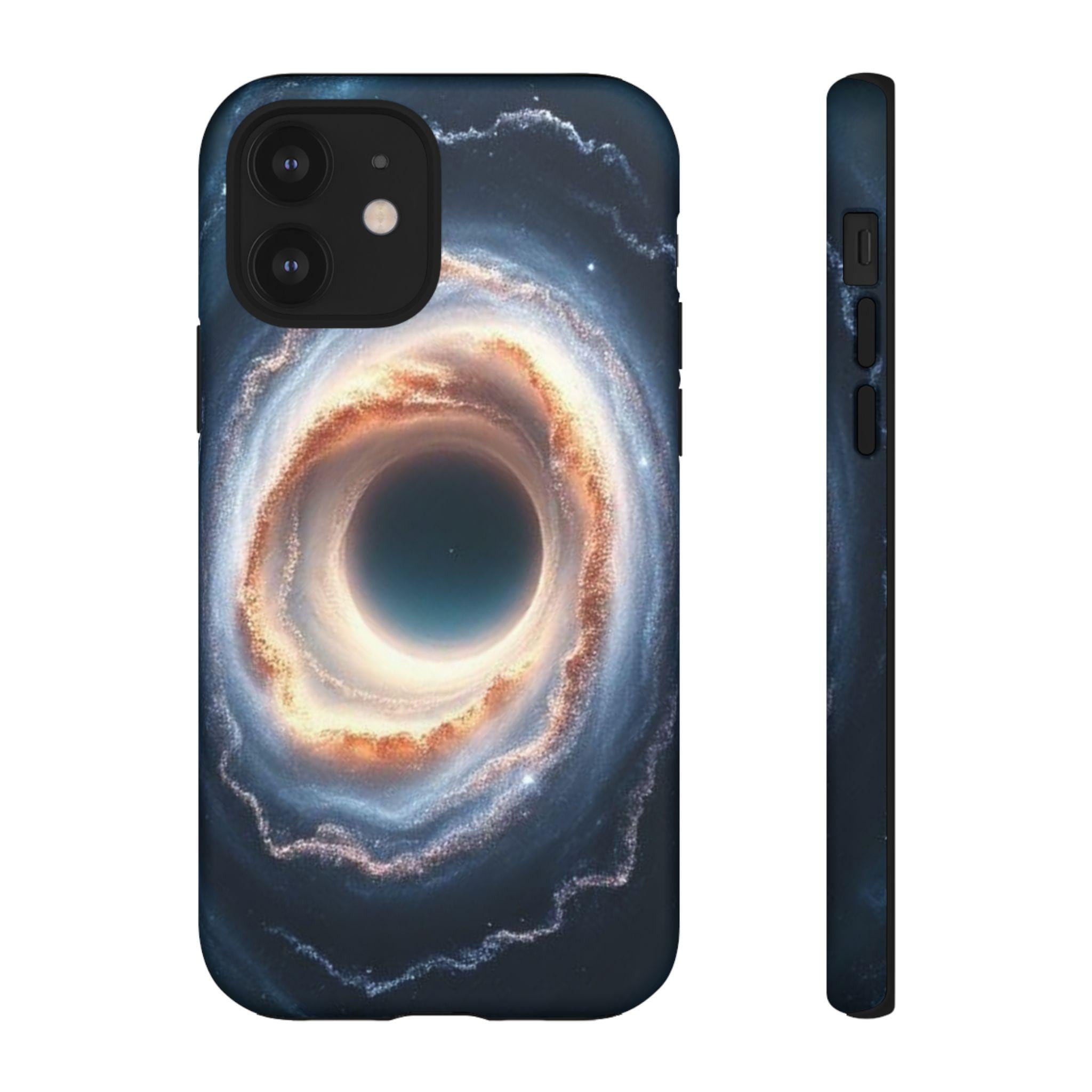 Cosmic Black Hole Galaxy Tough Case | Space Nebula Phone Cover