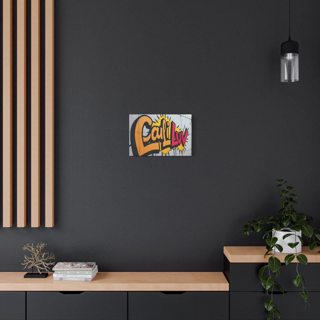 Cali Luv Graffiti Canvas Print | Matte Stretched Wall Art
