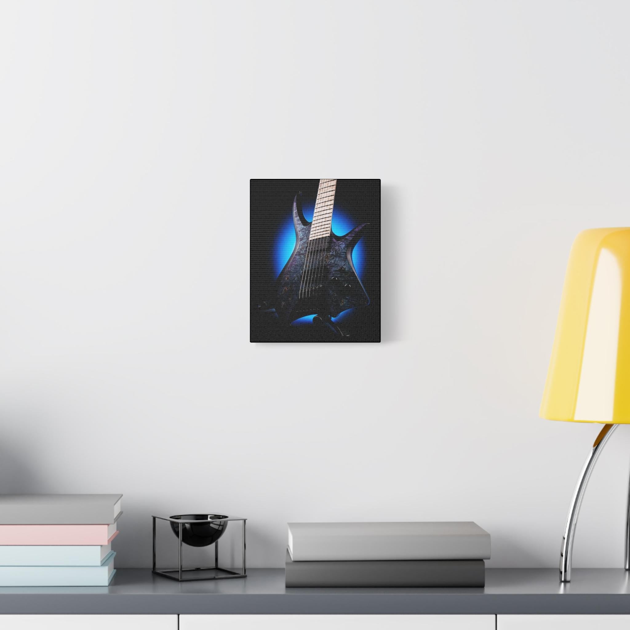 Electric Guitar Art Matte Canvas