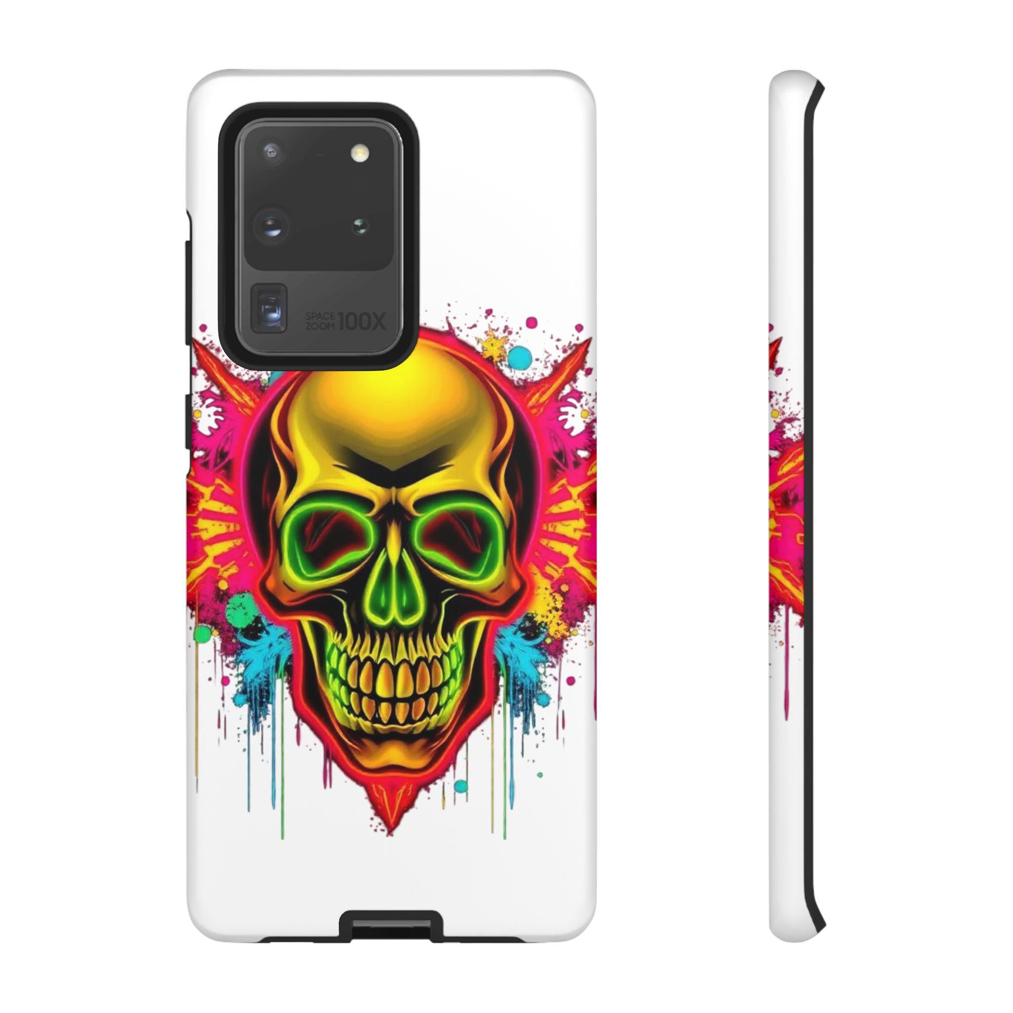 Neon Skull Phone Case | Tough Case