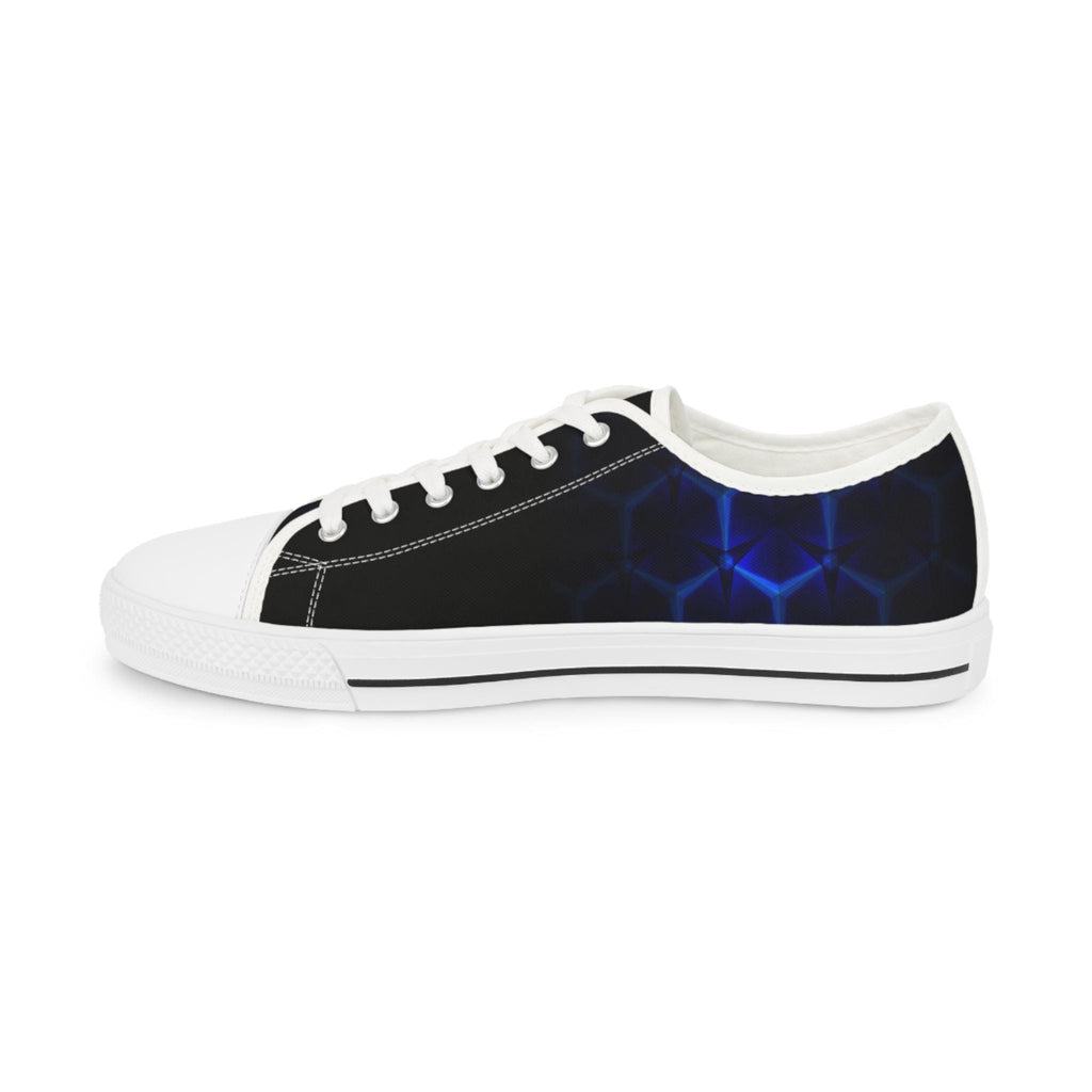 Blue Hexagon Circuit Sneakers | Low Top Sneakers