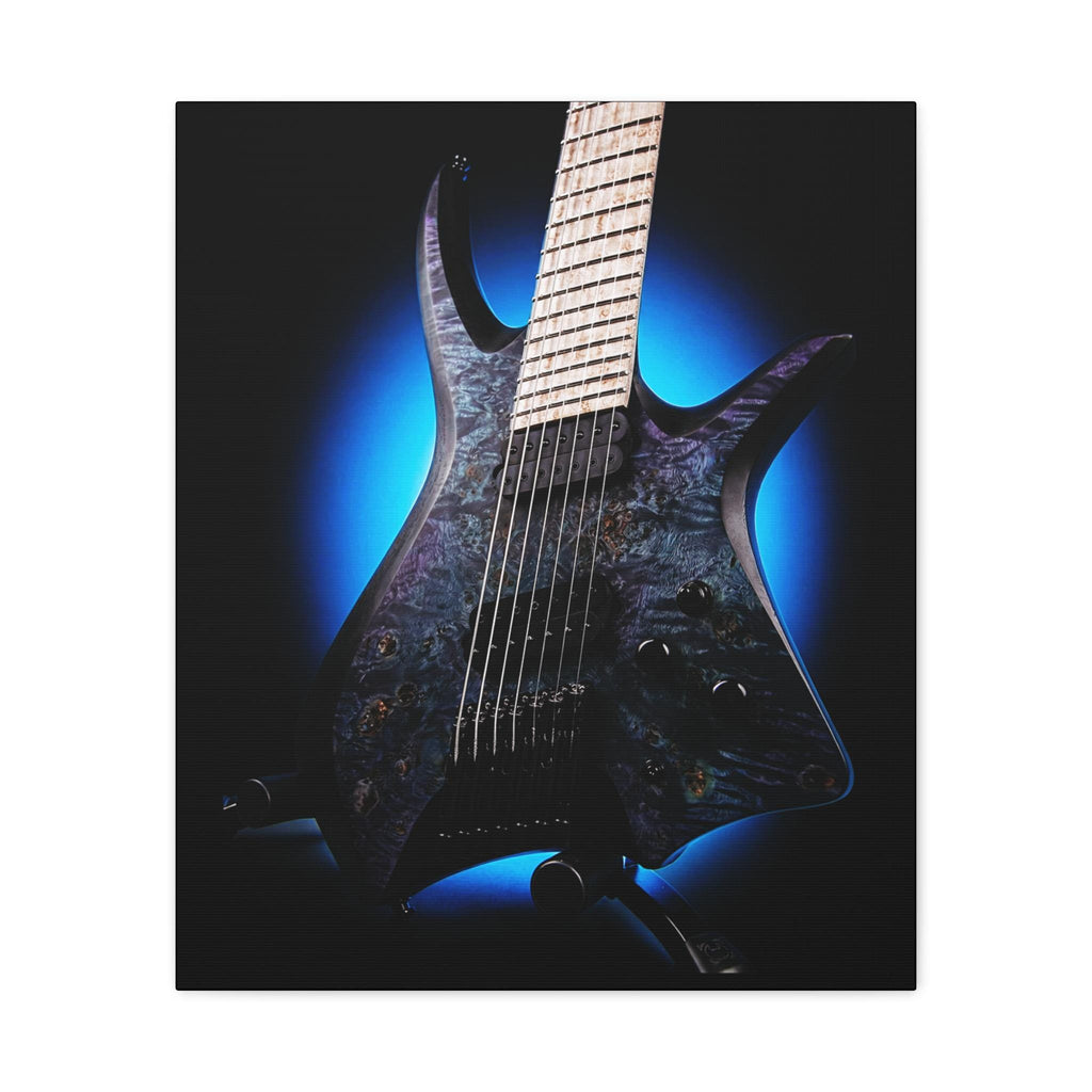 Electric Guitar Art Matte Canvas