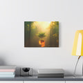 Tree Growing from Film Reel Canvas