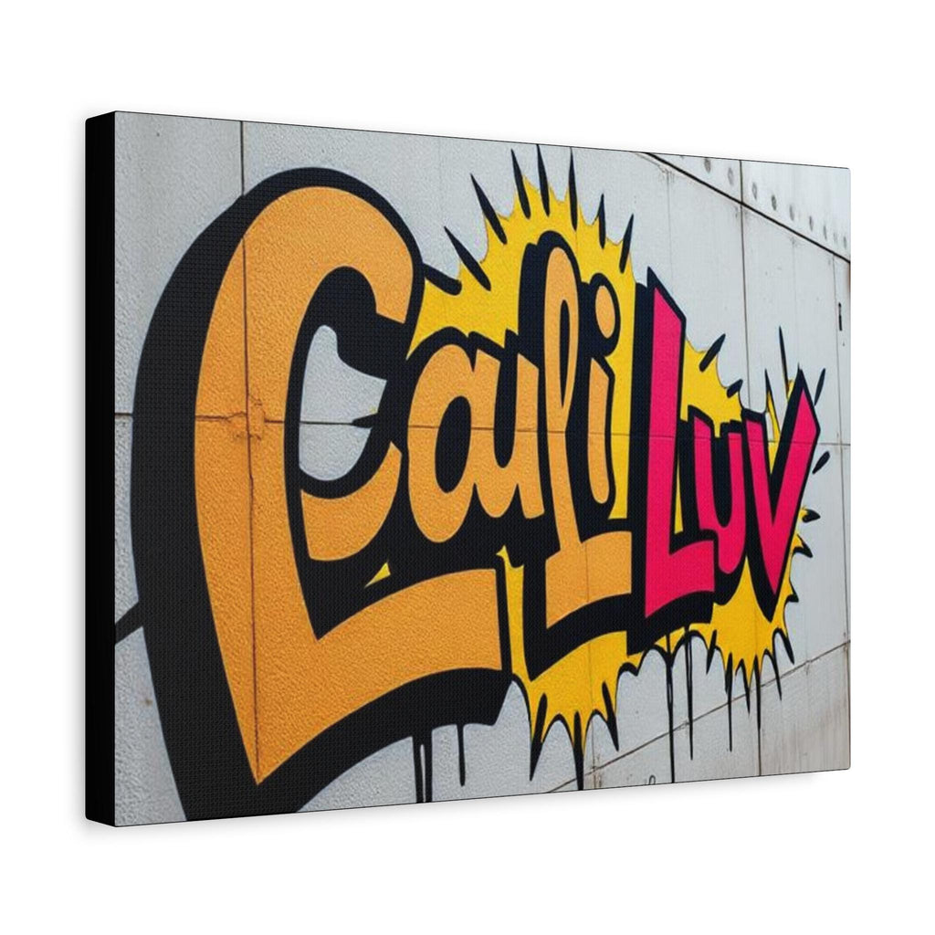 Cali Luv Graffiti Canvas Print | Matte Stretched Wall Art