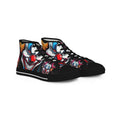 Scary Grinning Clown High Top Sneakers | Horror Circus Shoes