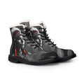 Native American Chief Portrait Boots | Fur Lined Leather Boots