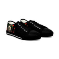 Creepy Joker Clown Face Men's Low Top Sneakers | Horror Streetwear