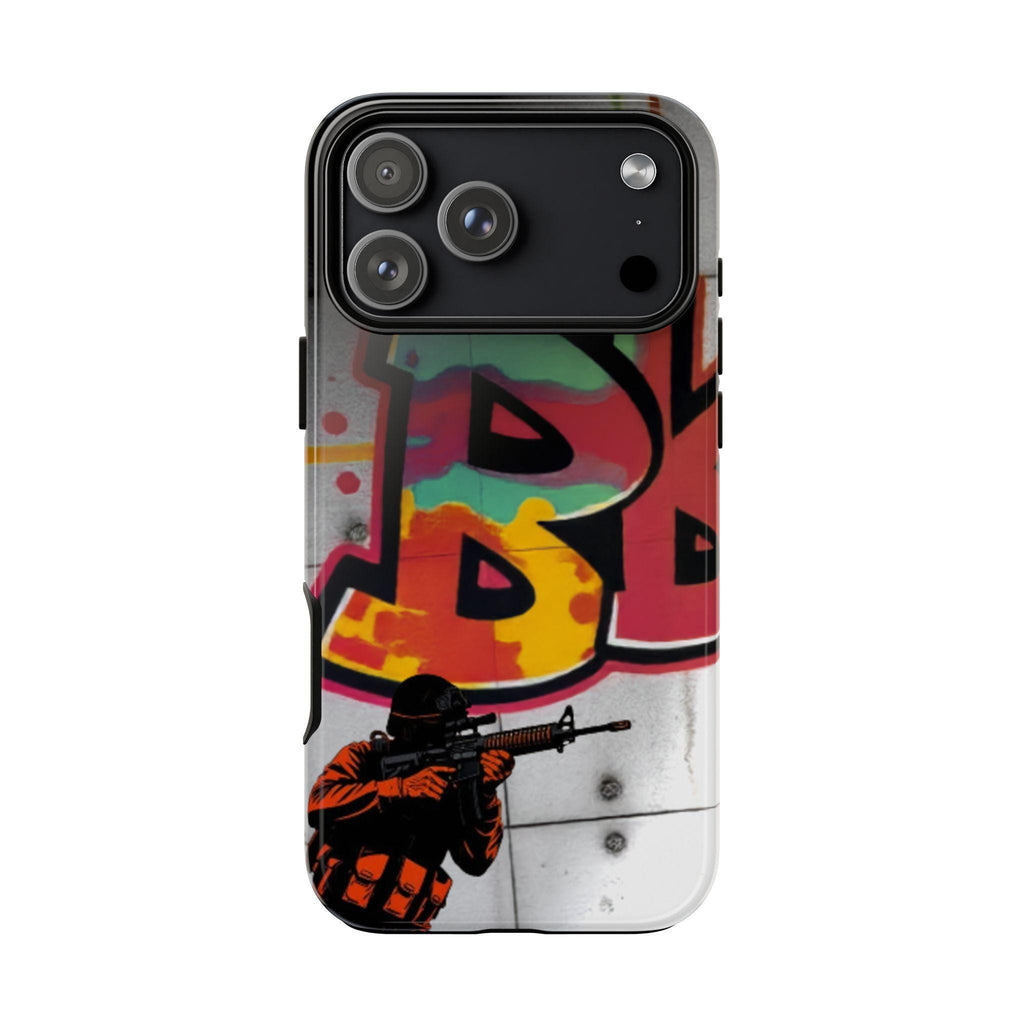 Graffiti Soldier Phone Case | Urban Street Art iPhone Case