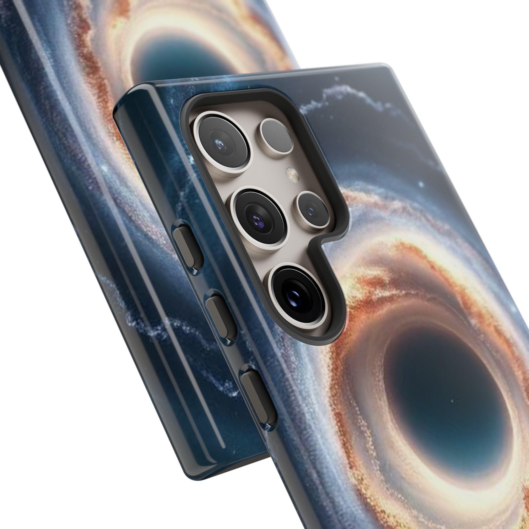Cosmic Black Hole Galaxy Tough Case | Space Nebula Phone Cover