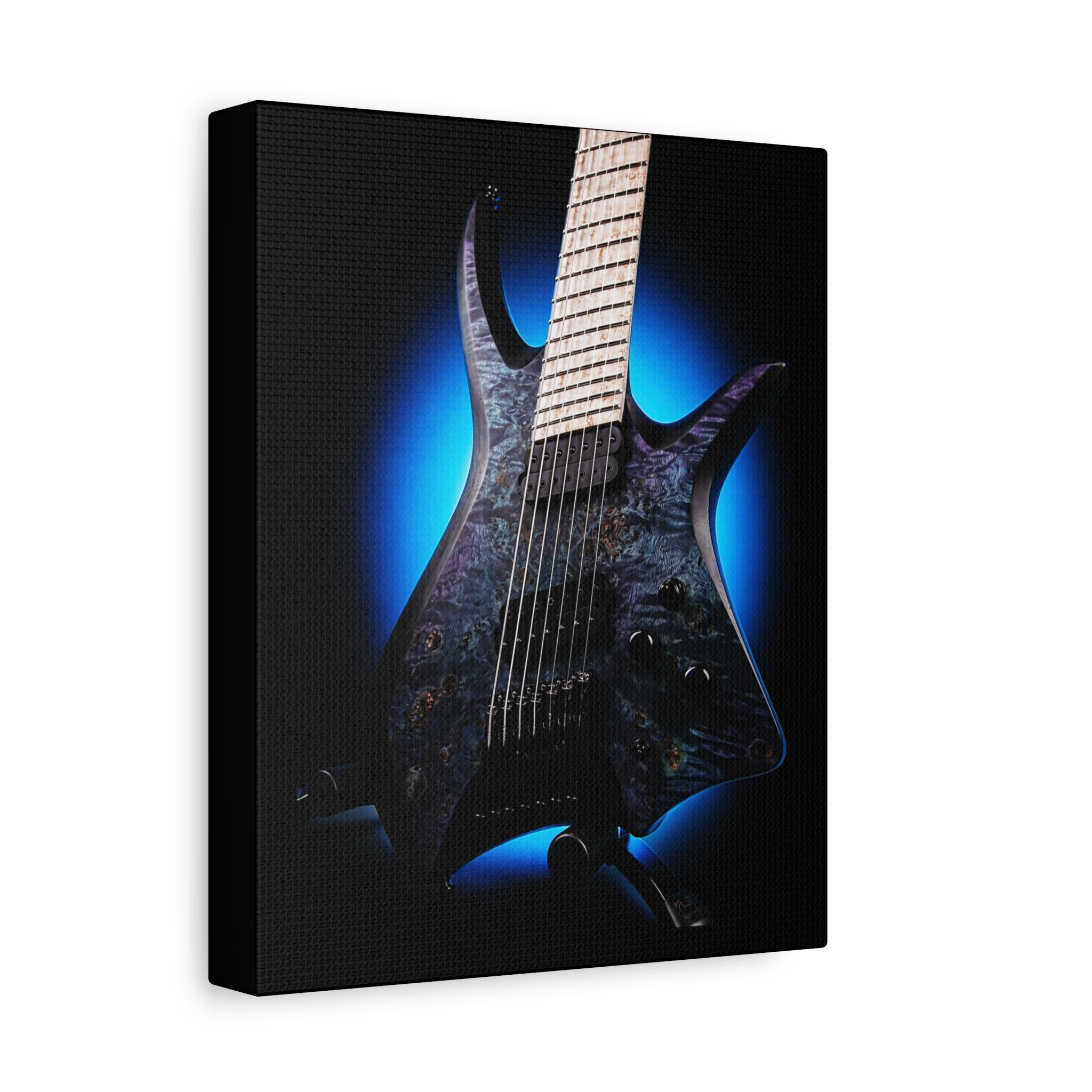 Electric Guitar Art Matte Canvas