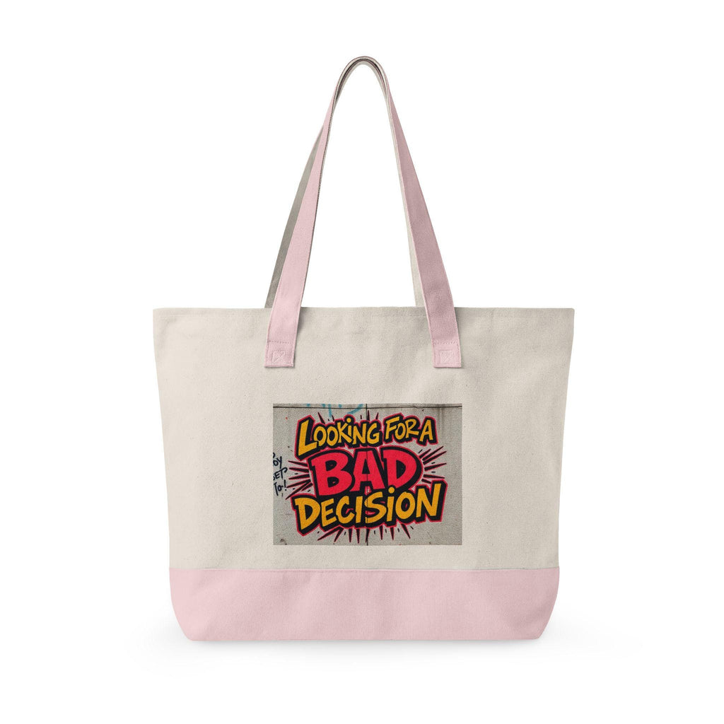 Looking for a Bad Decision Tote Bag | Comic Pop Art Quote