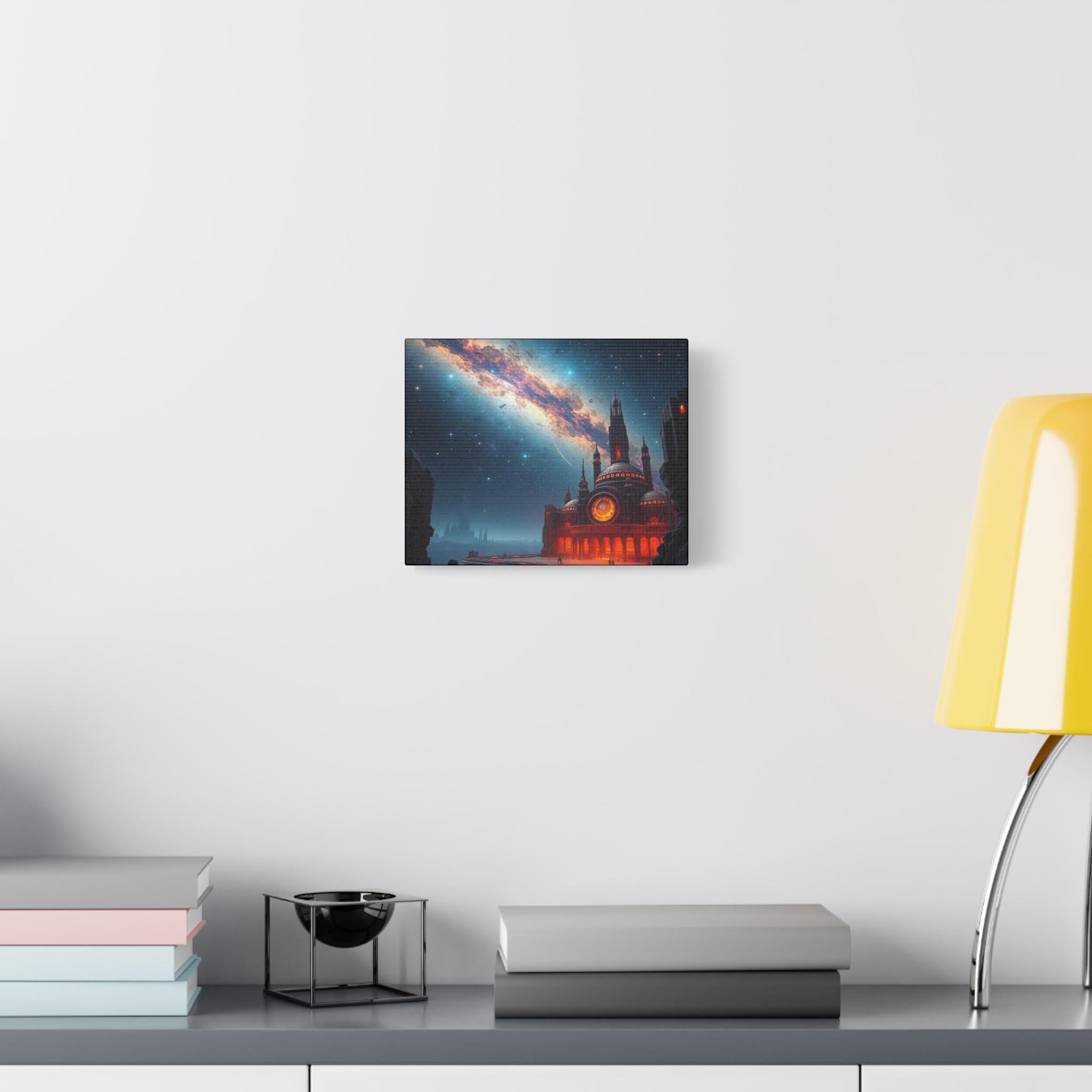 Celestial Cityscape Canvas