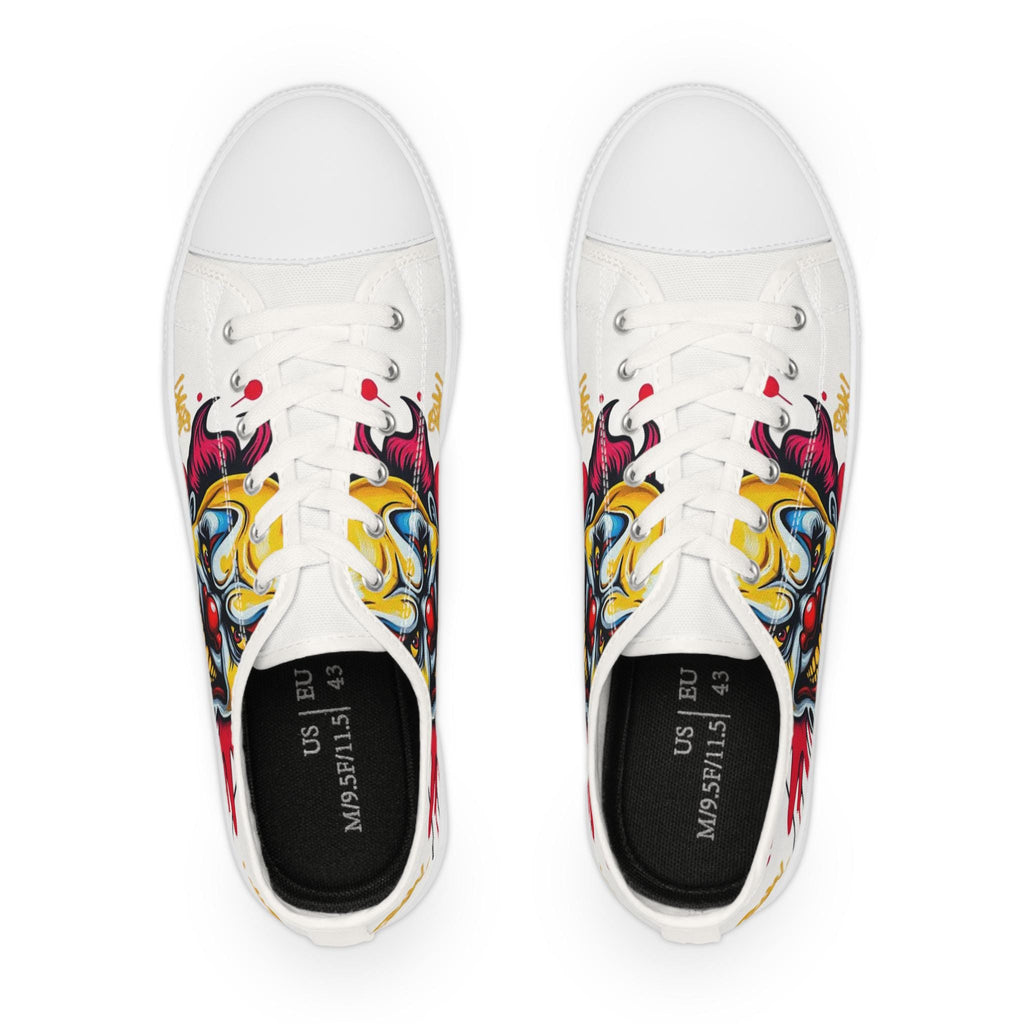 Evil Circus Clown Sneakers | Low Top Sneakers