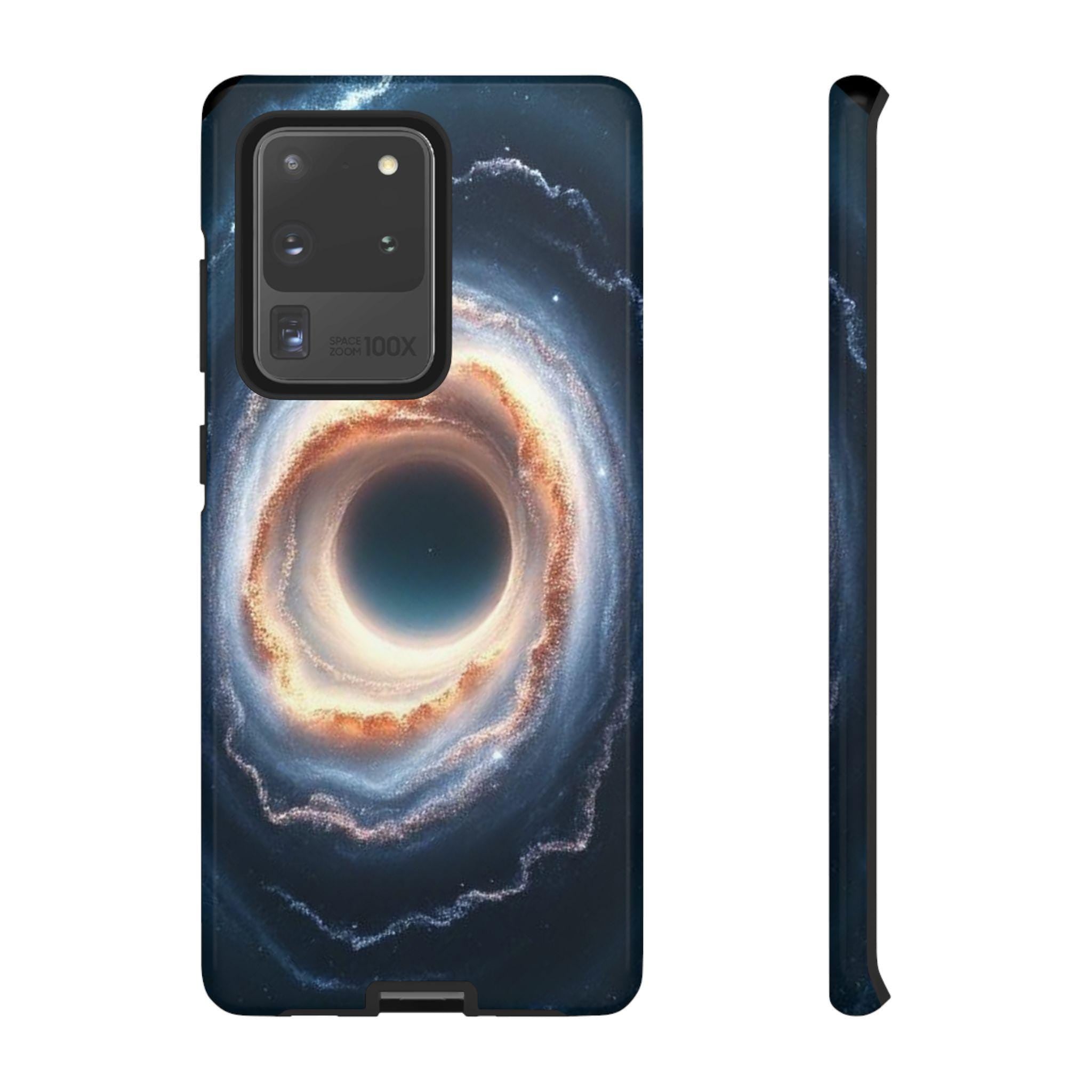 Cosmic Black Hole Galaxy Tough Case | Space Nebula Phone Cover