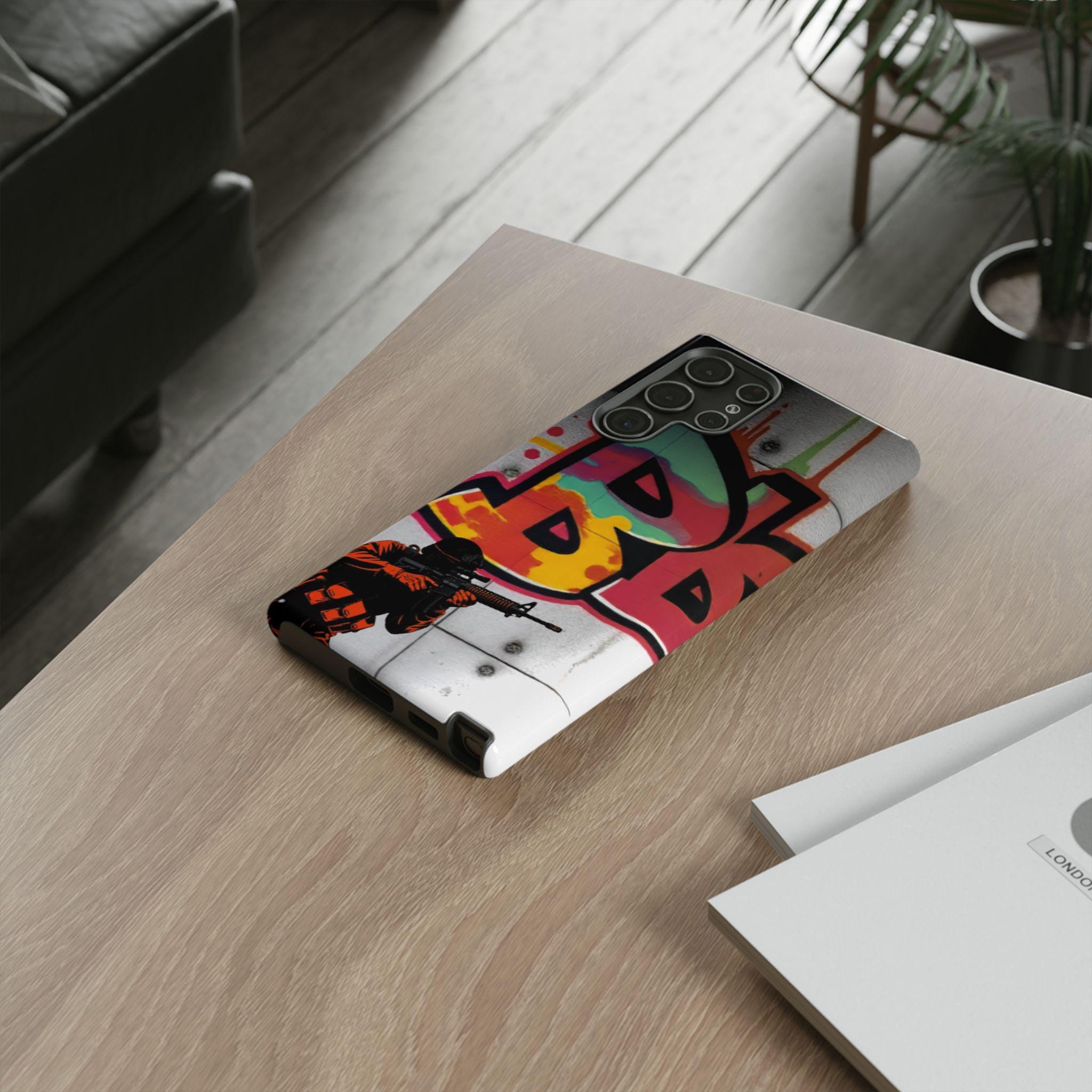 Graffiti Soldier Phone Case | Urban Street Art iPhone Case