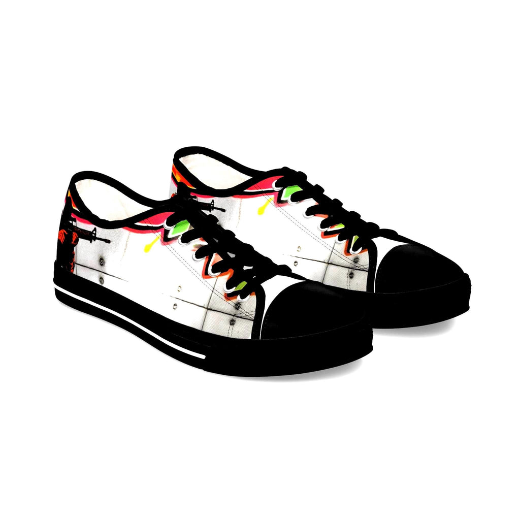 Colorful Graffiti Soldier Sneakers | Low Top Sneakers