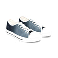 Classic Slate Ombre Women's Low Top Sneakers | Casual Canvas Shoes