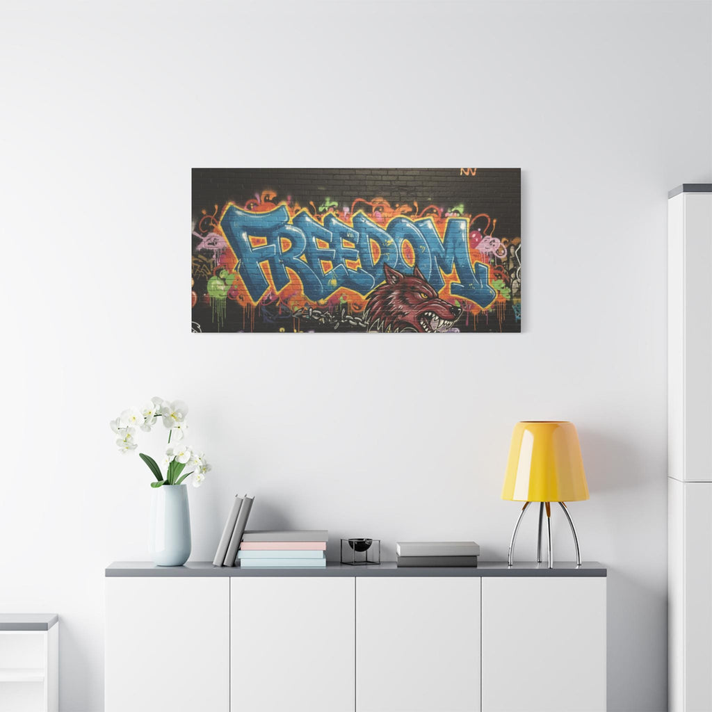 Freedom Graffiti Canvas