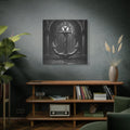Anchor Shrine Canvas | Matte Stretched Wall Art, Gothic Nautical Decor