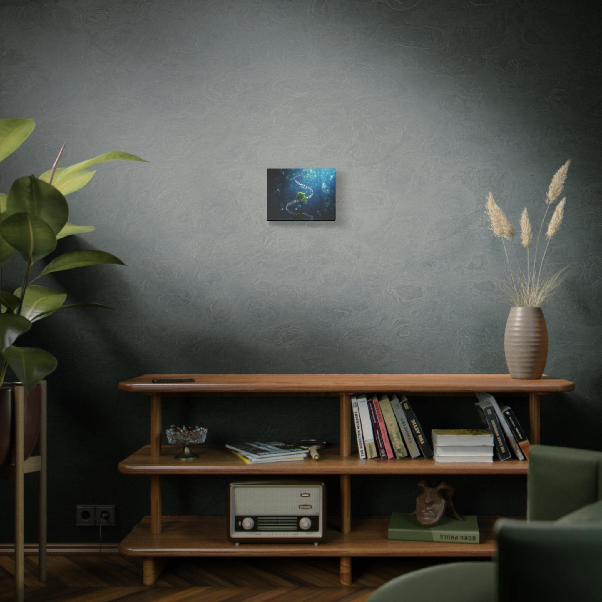 Spiral Filmstrip Tree Canvas
