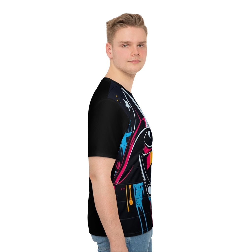 Neon Darth Vader Mask T-Shirt | All-Over Print