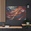 We the People Flag Canvas | Matte Stretched Canvas Wall Art