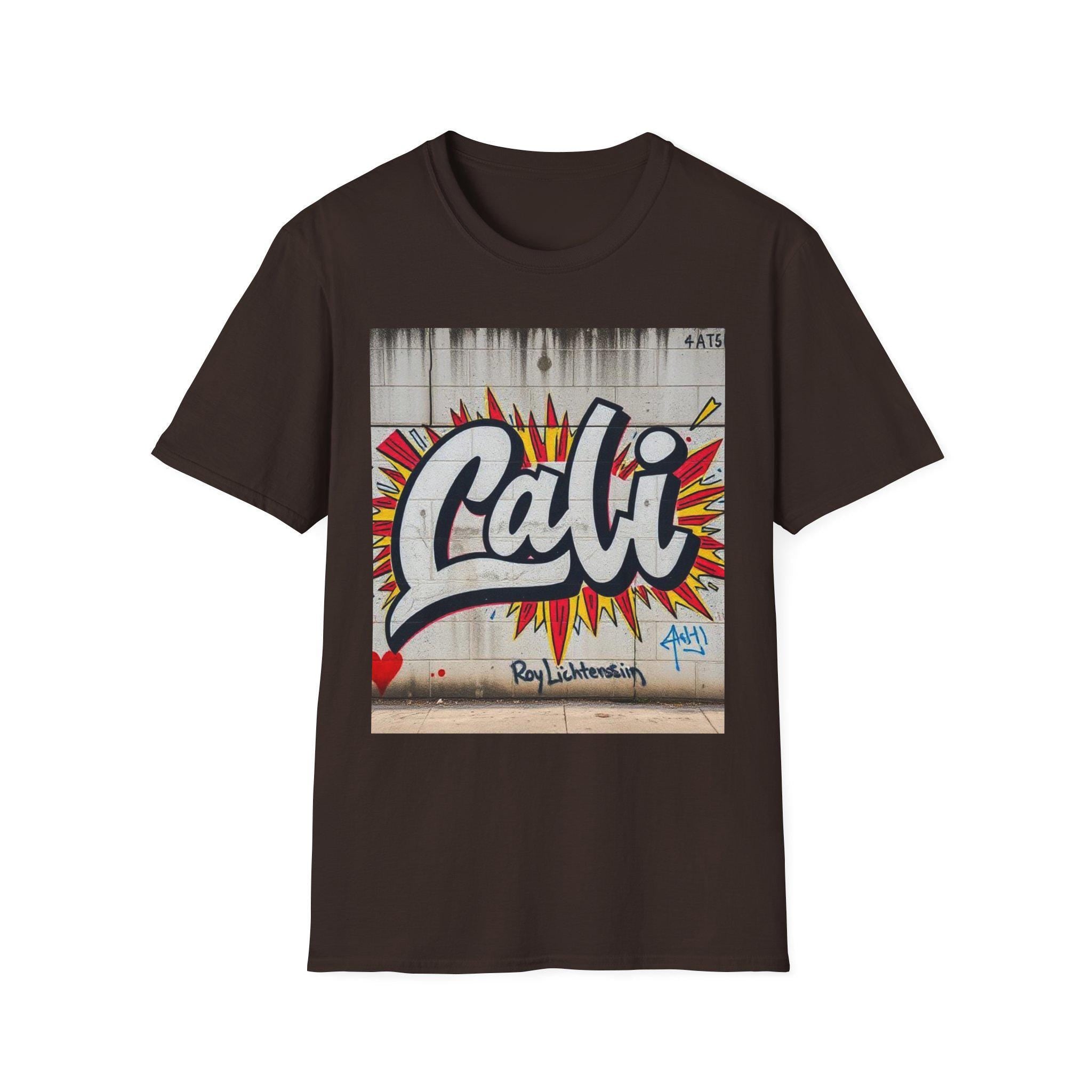 Cali Graffiti T-Shirt | Street Art California Wall Mural