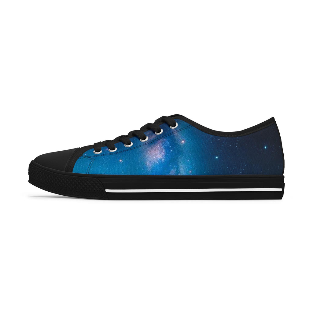 Galaxy Nebula Low Top Sneakers | Space Print Canvas Shoes