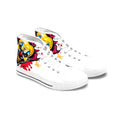 Evil Circus Clown High Top Sneakers | Horror Joker Illustration Shoes