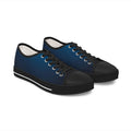 Blue Fade Low Top Sneakers | Canvas Casual Shoes