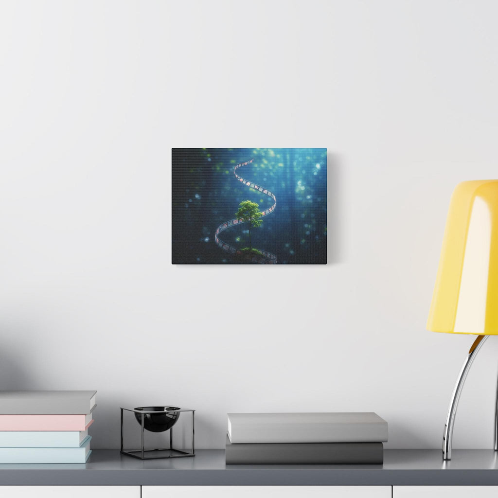 Spiral Filmstrip Tree Canvas