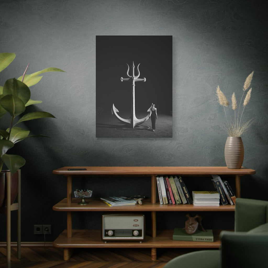 Anchor Sculpture Canvas | Matte Stretched Wall Art