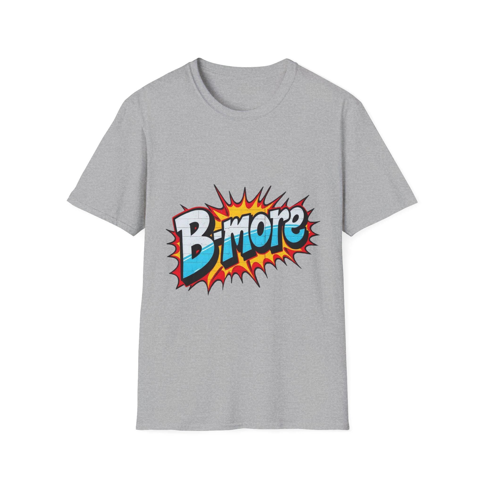 B-More Comic Pop Art T-Shirt | Baltimore Graphic Tee