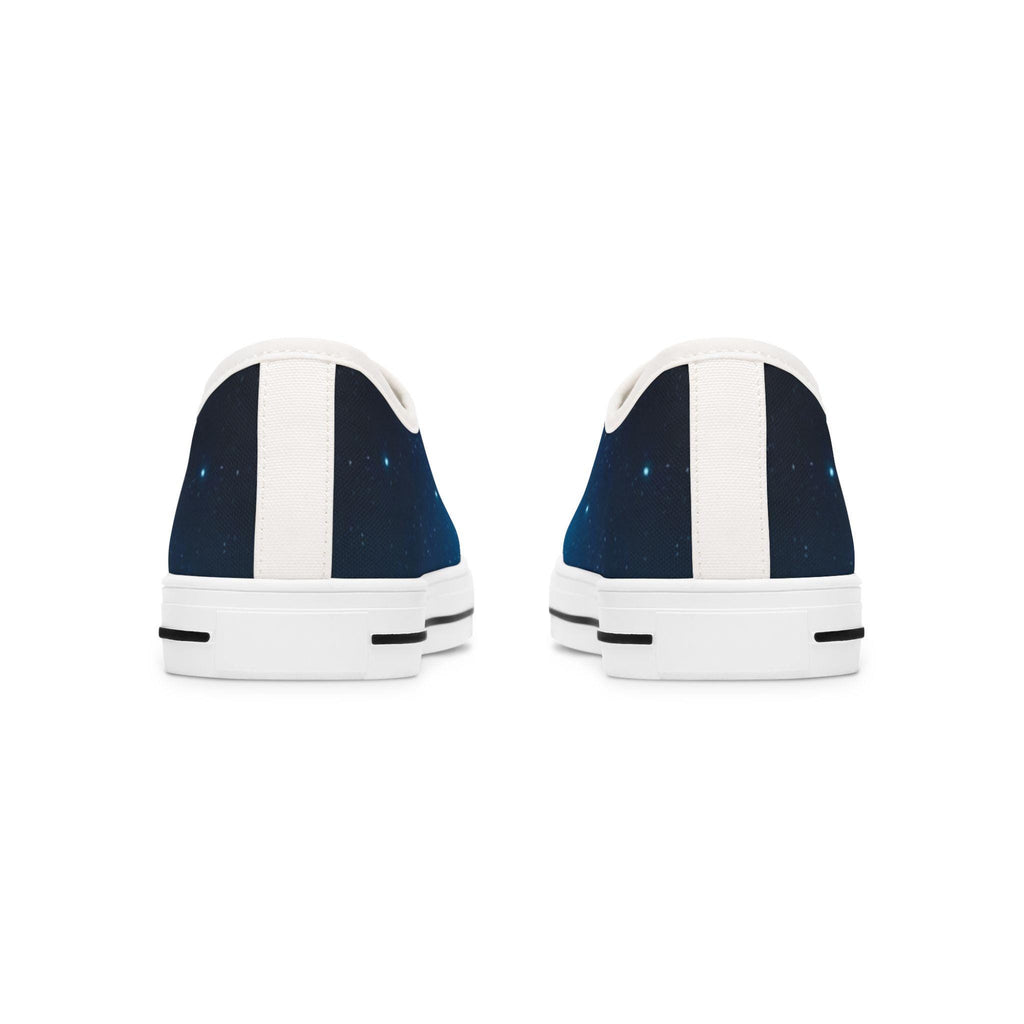Galaxy Nebula Low Top Sneakers | Space Print Canvas Shoes