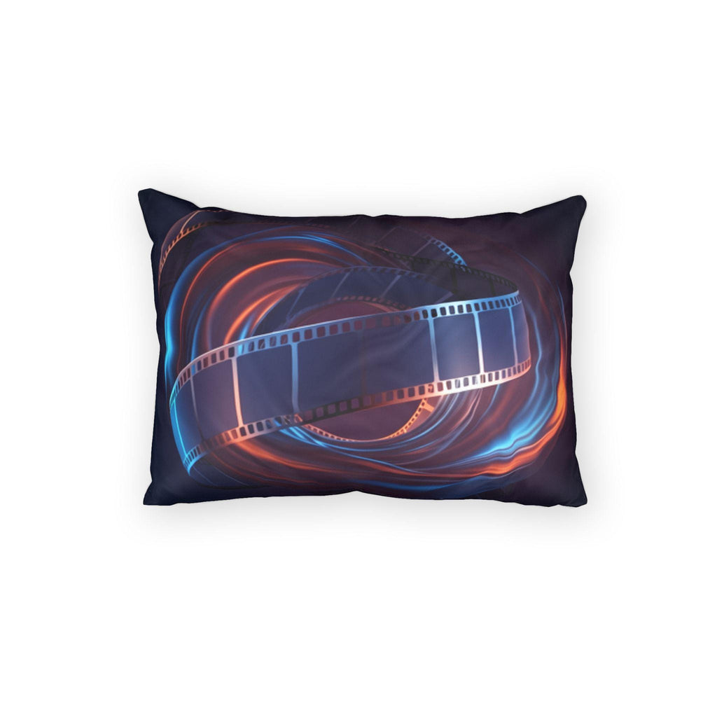 Neon Film Reel Pillow Sham | Movie Cinema Decorative Pillowcase