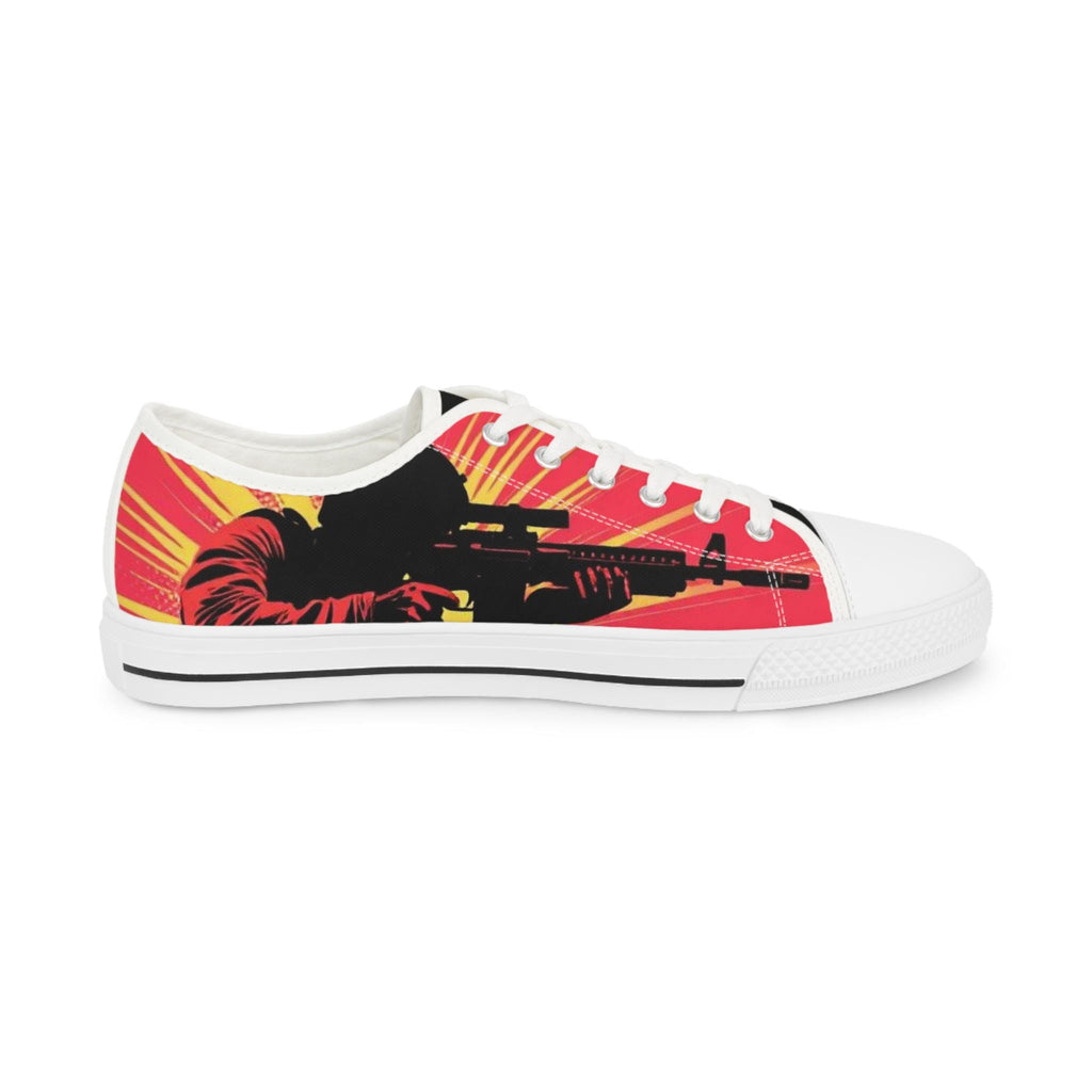 Sunburst Soldier Graphic Sneakers | Low Top Sneakers
